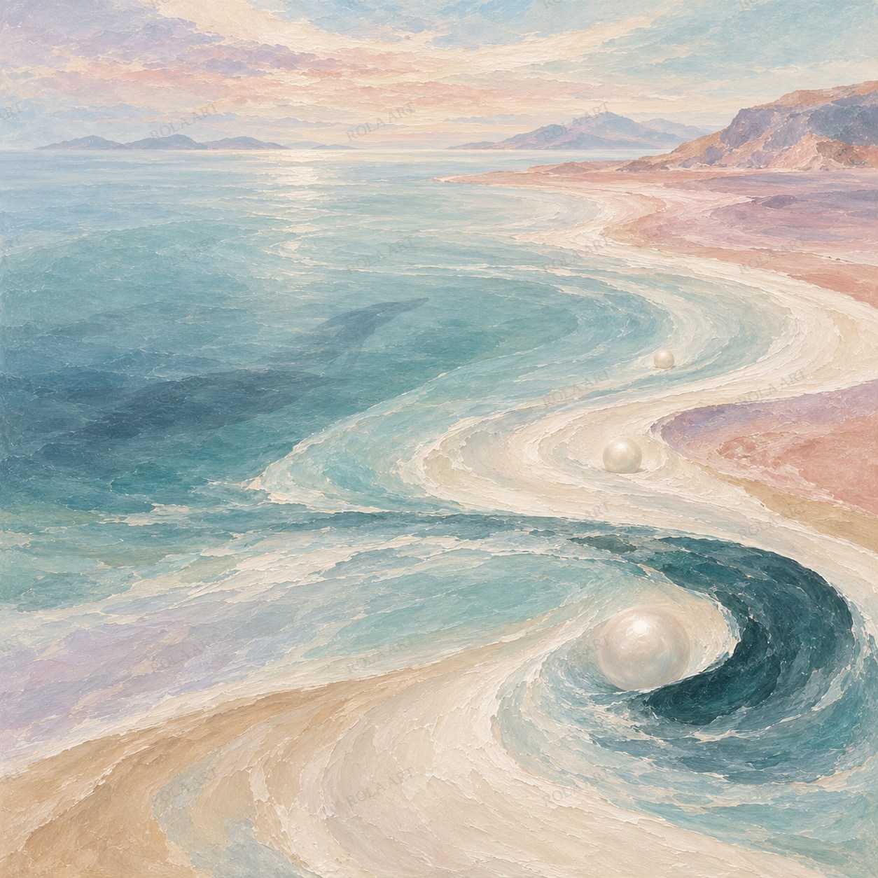 Pearl Tide Reaches Shore — ภาพจำลองแนวคิด